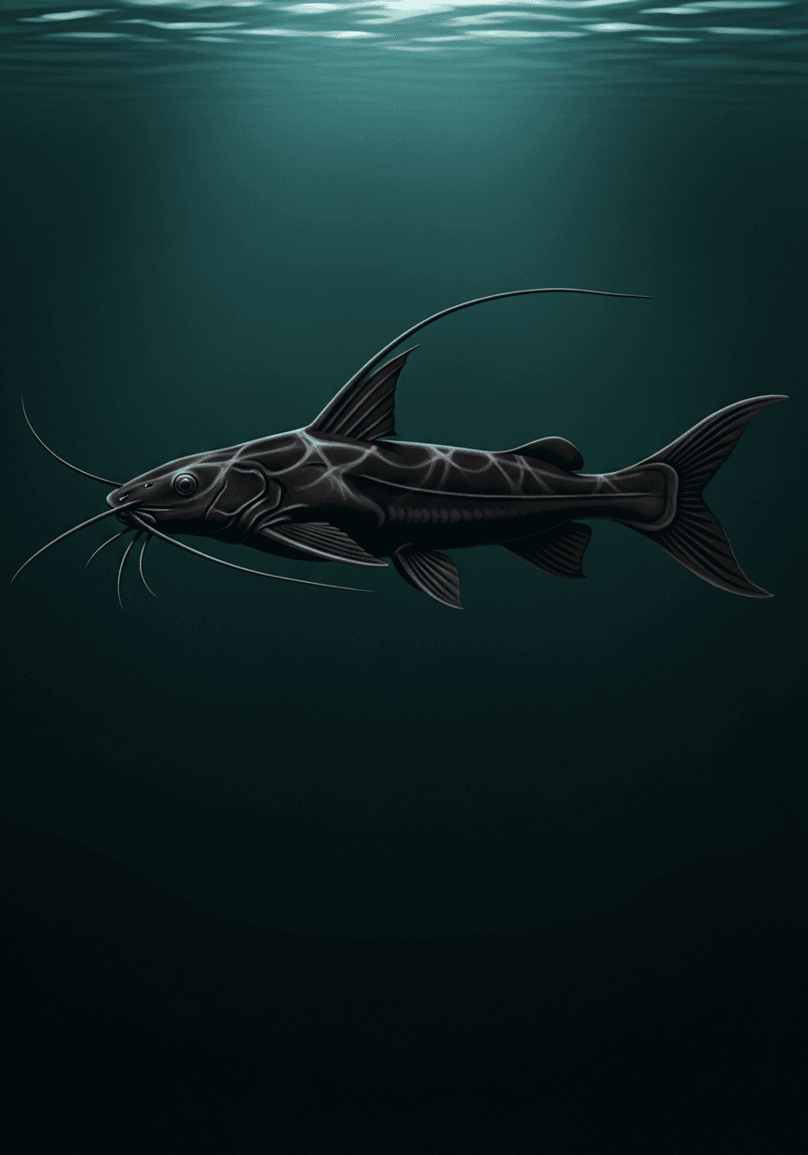 Black Lancer Catfish (Bagrichthys macracanthus) — premium specimen