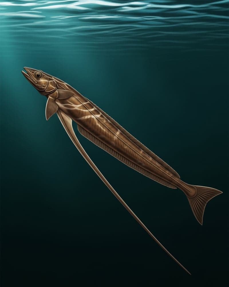 Brown Knife Fish (Apteronotus leptorhynchus) — premium specimen