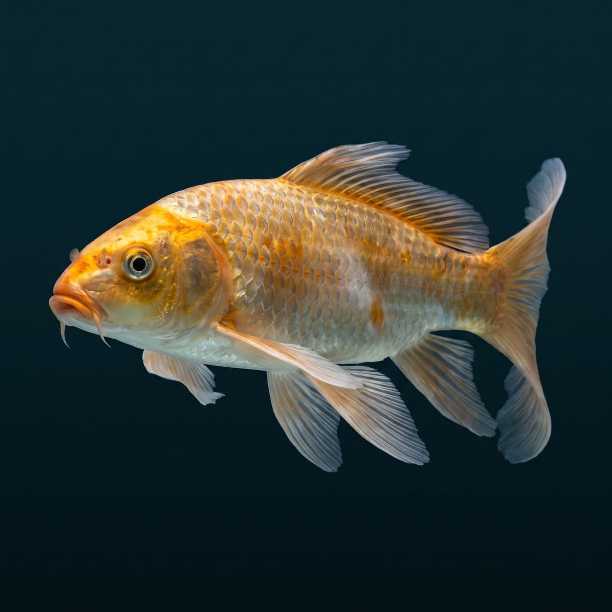 Butterfly Koi (Cyprinus rubrofuscus) — long-fin specimen