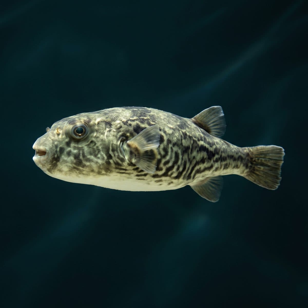 Cross River Puffer (Tetraodon pustulatus) — premium specimen