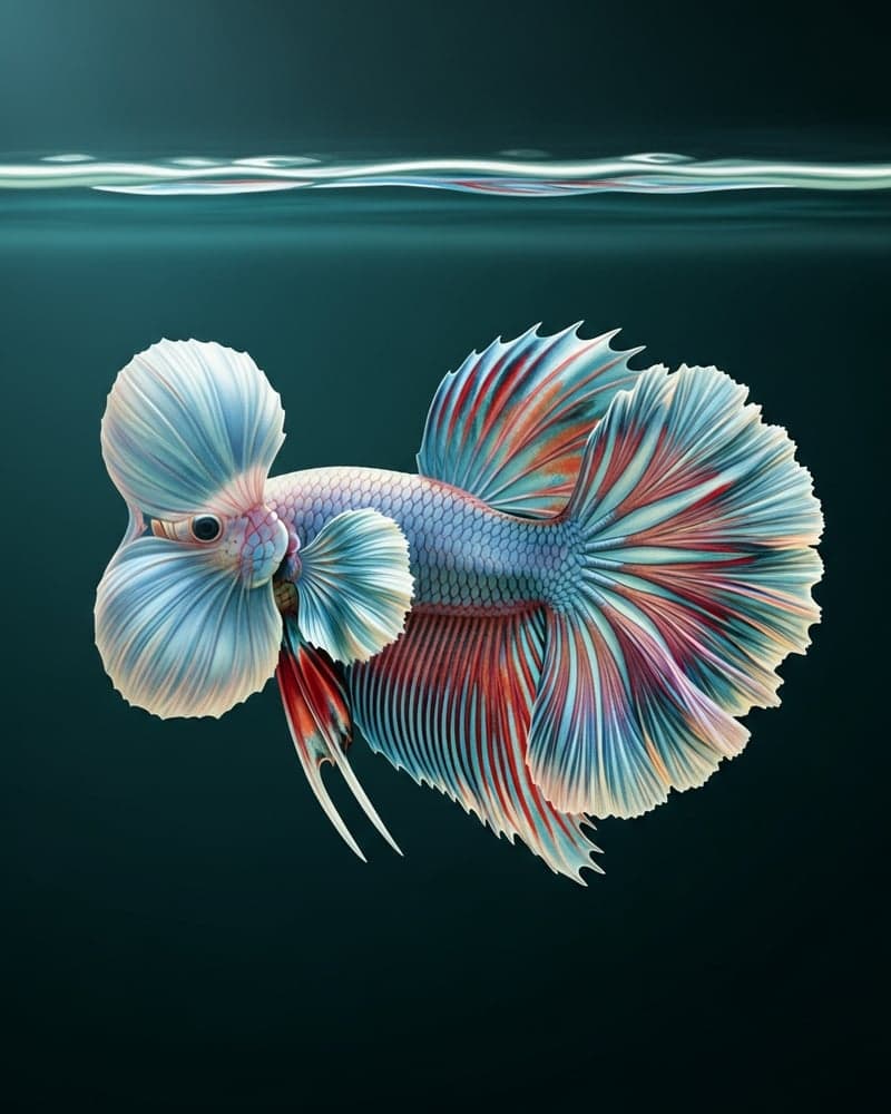 Dumbo Ear Betta (Betta splendens) — Elephant Ear premium specimen