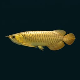 Golden Arowana (Scleropages formosus) — premium specimen