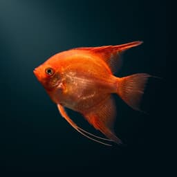 Starfire Red Angelfish (Pterophyllum scalare) — premium specimen