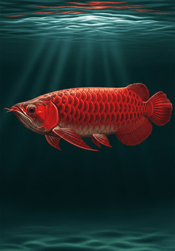 Super Red Arowana (Scleropages formosus) — premium specimen