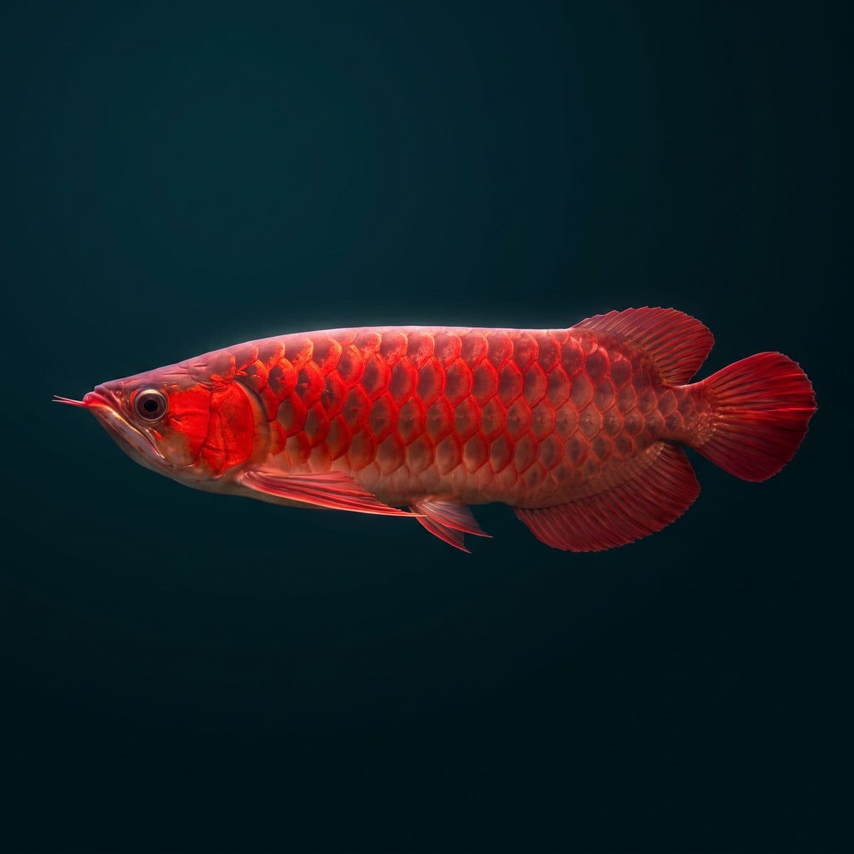 Super Red Arowana (Scleropages formosus) — premium specimen