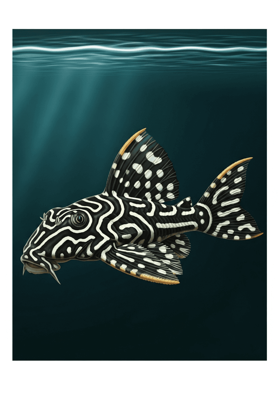Zebra Pleco (Hypancistrus zebra) — premium specimen